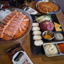 밤야식당 미아점 | 미아사거리역맛집 육회왕자연어공주 본점 가성비 좋은 연어 육회 무한리필