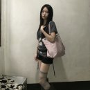 핑크냥이 | 브이브이브이 VVV / 하트 미러 라지 토트 숄더백 핑크 노트북 가방, 보부상백 핑크 후기