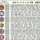 재미로 보는 12월6일 오늘의 운세 이미지