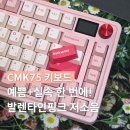 카페LNS | “예쁘다” 연발한 키보드, CMK75 발렌타인핑크 저소음 크림축 소프트웨어 리뷰