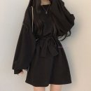 볼륨소매 스트링원피스 이미지