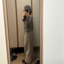 여자 유니클로 소프트립t, c스웨트와이드팬츠 후기