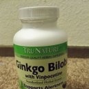 트루 네이쳐 은행 추출물TruNature Ginkgo Biloba 120 mg Standardized Herbal Extract with Vinpocetine - 300 Softgels 40000원 이미지