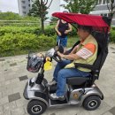 햇빛건강의료기 | 청주노인전동차, 햇빛차단 캐노피 장착하여 납품해 드렸습니다.