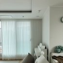 e편한세상 죽전프리미어포레 | [분당/죽전 커튼시공] e편한세상 죽전 프리미어포레 거실 차르르커튼 시공 후기