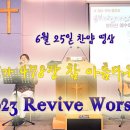 2023년 6월 25일 살아나서 살리는 교회 'Revive Worship Team' 찬양 영상 이미지