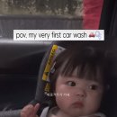 자동세차가 신기한 애기 이미지