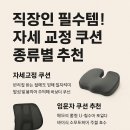직장인 필수템! 자세 교정 쿠션 종류별 추천
