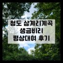 [청도/삼계리계곡] 생금비리 평상대여