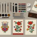 현대민화 쉽게 그리기 이미지