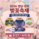 갈지6-29 농로 | 2026 경남·경북 벚꽃축제 총정리(하동·진해·경주 벚꽃 개화상황 실시간 확인법)