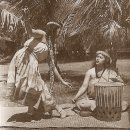 하와이 전통 악기 _ 파후 (PAHU drum) 이미지