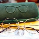 동그라미 안경 콘택트 이미지