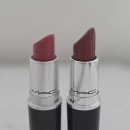 549 | 맥 러스터글라스 립스틱 : 520 씨쉬어, 549 PDA피디에이 / 발색비교, 사용후기