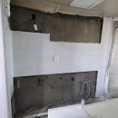 효성상아아파트 | 도어와 인조대리석 상판으로 제작한 일자싱크대 &amp; 신발장 교체 시공 후기 - 인천 만수동 효성상아아파트