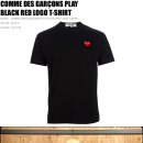 [품절] 꼼데가르송 플레이 스몰하트 반팔티 블랙 Comme Des Garcons Play AZ-T108, AZ-T107 이미지