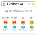 RE:9월18일(월요일)치악산황장목숲길&amp;구룡사계곡길(횡성군 갑천면의 날씨) 이미지