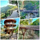 수영강변 공중화장실 | 밀양강 잔도길, 달팽이전망대, 지그재그 공중 데크길