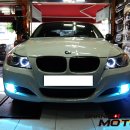 BMW E90 3시리즈 안개등 필립스발라스터 타입 8000K HID & 트렁크 LED 작업 이미지