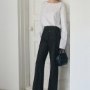 2025 SS 드로우핏 우먼 신상 :: PLEATED LONG FLARED SKIRT, NON-FADE DENIM SLACKS 구매 및 반품후기