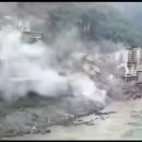 어제자 중국 충칭 산사태 이미지