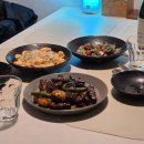마켓컬리 내돈내산 2인 홈파티용 콜린스 다이닝 밀키트 / 문어 세비체, 새우 투움바 파스타, 부채살 찹...