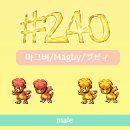 #240 마그비/Magby/ブビィ 이미지