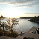 바닷가 숲속 이미지