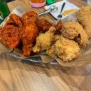 비에이치씨 고양신원점 | [신원동/삼송/고양] bhc 반반 치킨(양념+후라이드), 웨지감자 후기+지수양 노래방 방문기