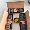 소라구쟁기가김밥속에