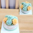 홈수제 앙금플라워 떡케이크 만들기 이미지