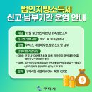 2021년 4월 법인지방소득세 신고/납부기간 운영 안내 이미지