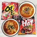 GS25 덕이사랑점 | 오뚜기 열라면 vs 더핫열라면 봉지라면 순정 맛 맵기 스코빌 비교