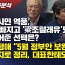 [심층분석] 유시민 역풍, 文빠지고 '梁조털래유'되나, 김어준 선택은? 한정애 “5월 정부안 보완수사권 폐지로 정리, 대표한테도 보고” 이미지