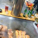 불타는 통철판 불놀이 삼겹살구이 이미지