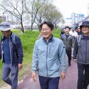 광주천변 자전거 도로 이미지