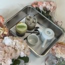청담역 근처 힙한 카페 산노루 삼성점 말차 호지차 티 전문 말차아인슈페너
