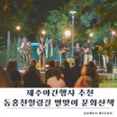 [야간] 캘리그라피 | 아이들과 가기좋은 제주야간행사｜동홍천힐링길 별맞이 문화산책 서귀포행사 후기