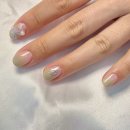 겨울네일 잉크 그라데이션 진주 큐빅 네일아트 추천 솔직후기