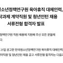 한국청소년정책연구원 청년인턴 서류 - 면접 전형 후기