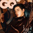 차은우 GQ 8월호 커버 (생로랑) 이미지