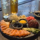 육회와연어먹는날 | [사당 이자카야] 연어육회세트 맛집, 하이볼이 맛있는 감성술집 주월 후기