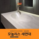 심리스 세면대 이음새 없는 세라믹 모놀리스 3종 시공 후기