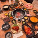 CU 춘천현대점 | 춘천 석사동 고기집 산애그린 춘천점 푸짐한 상차림에 한우 커플세트 먹방 후기