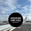 659 | 김포출발 포항경주공항 진에어 LJ659편 국내선 탑승후기