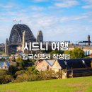 호주 여행 시드니 입국 신고서 작성법, 심사 질문 타이레놀 의약품