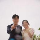 하늘포토 - 영등포구 국회대로36길 6-1 | 웨딩사진 보정 후기, 흐린 날씨도 노을 감성으로! 아베크포토 하늘 합성 후기
