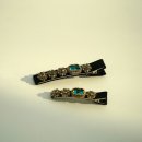 [루드] 엔틱 크리스탈 보석 옆머리 삔 이미지