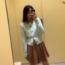 라운드베이비 | 마르디메크르디, 라쿤 블렌디드 라운드넥 가디건 베이비블루 구매후기