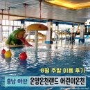 아산 온양온천랜드 어린이온천 키즈워터파크 8월 주말 이용 후기